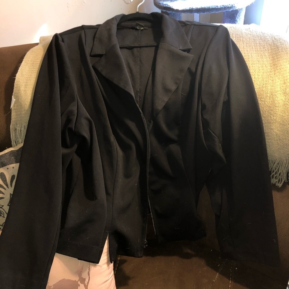 Lane Bryant Zippered Blazer - Picture 3 of 3